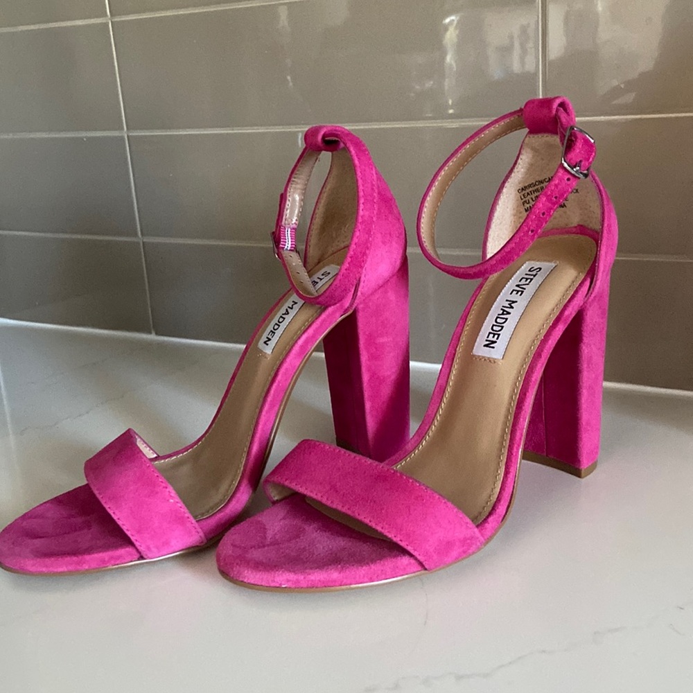 Steve Madden chunky heel
